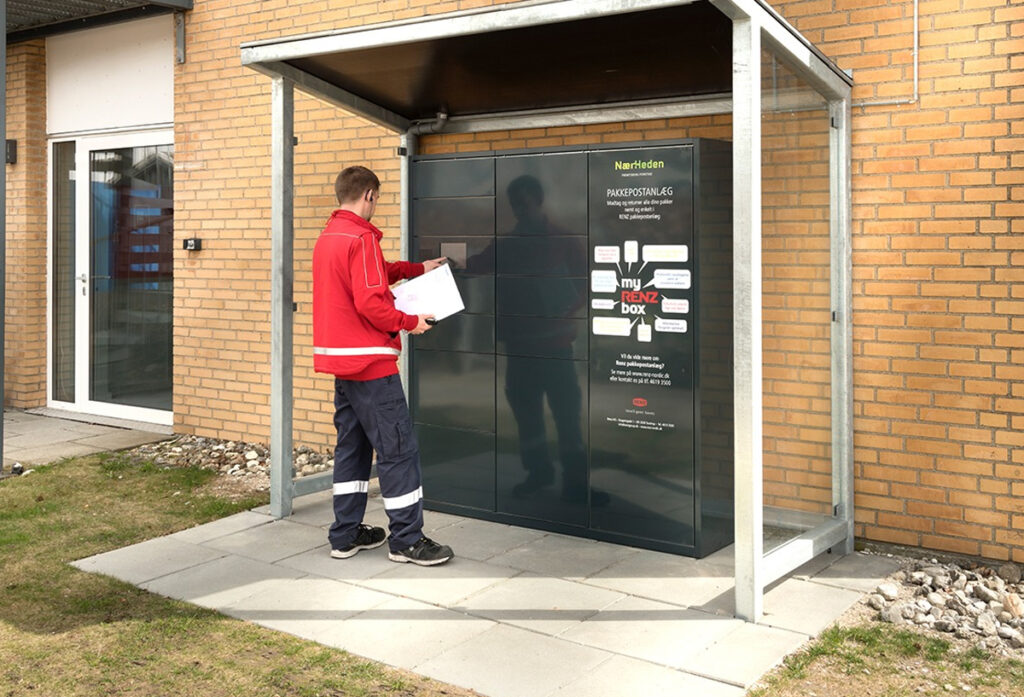 courier parcel lockers by the safety letterbox company