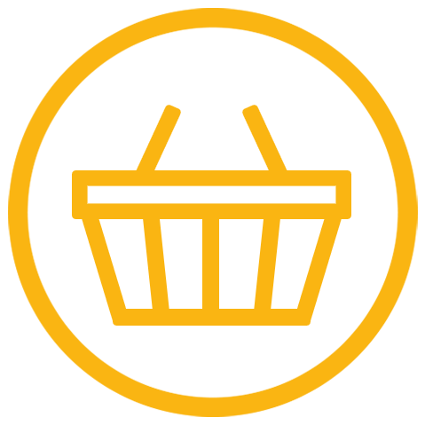 Retail icon yellow